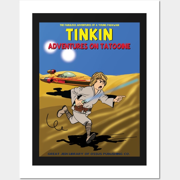 TINKIN ADVENTURES Wall Art by KARMADESIGNER T-SHIRT SHOP